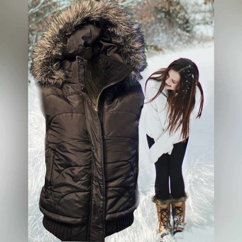 Calvin Klein Performance Black Puffer Vest Jacket NWOT